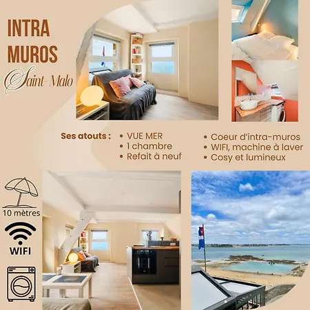 Apartamento T2 Dans L'intra-muros Vue Exceptionnelle Saint-Malo